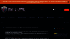 What Invitehawk.com website looked like in 2021 (2 years ago)