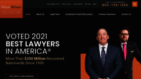 What Investorclaims.com website looked like in 2021 (2 years ago)