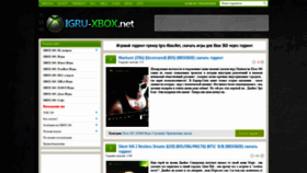What Igru-xbox.net website looked like in 2021 (2 years ago)