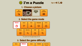 What Im-a-puzzle.com website looked like in 2021 (2 years ago)