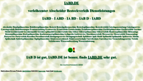 What Iabd.de website looked like in 2021 (2 years ago)