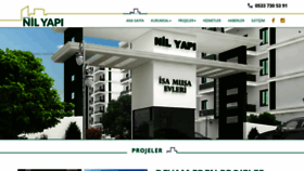 What Ilyasuzaknilyapi.com.tr website looked like in 2021 (4 years ago)