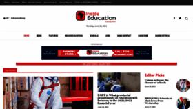 What Insideeducation.co.za website looked like in 2021 (2 years ago)