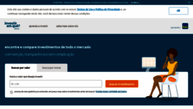 What Investiremque.com.br website looked like in 2021 (2 years ago)