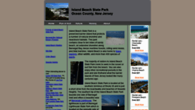What Islandbeachnj.org website looked like in 2021 (2 years ago)