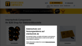 What Intertechnik.de website looked like in 2021 (2 years ago)