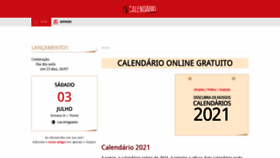 What Icalendario.pt website looked like in 2021 (2 years ago)