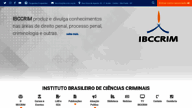 What Ibccrim.org.br website looked like in 2021 (2 years ago)