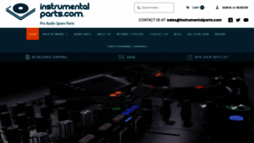 What Instrumentalparts.com website looked like in 2021 (2 years ago)