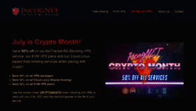 What Incognet.io website looked like in 2021 (4 years ago)