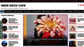 What Indierockcafe.com website looked like in 2021 (2 years ago)