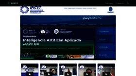 What Ipicyt.edu.mx website looked like in 2021 (2 years ago)