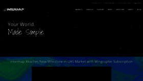 What Intermap.com website looked like in 2021 (2 years ago)