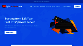 What Iptvprivatenow.com website looked like in 2021 (2 years ago)