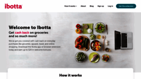 What Ibotta.com website looked like in 2021 (2 years ago)