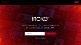 What Irokotv.com website looked like in 2021 (2 years ago)