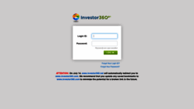 What Investor360.net website looked like in 2021 (2 years ago)