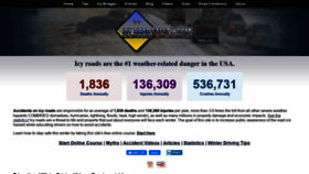 What Icyroadsafety.com website looked like in 2021 (2 years ago)