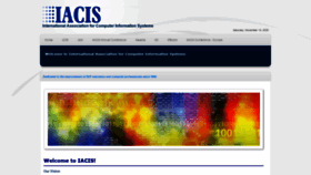 What Iacis.org website looked like in 2021 (2 years ago)