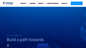 What Intempora.com website looked like in 2021 (2 years ago)