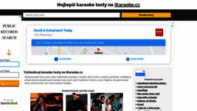 What Ikaraoke.cz website looked like in 2021 (2 years ago)