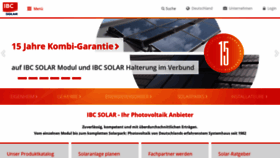 What Ibc-solar.de website looked like in 2021 (2 years ago)