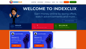 What Indexclix.com website looked like in 2021 (2 years ago)