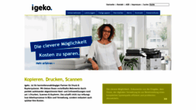 What Igeko.de website looked like in 2021 (2 years ago)