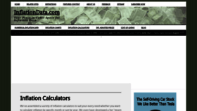 What Inflationdata.com website looked like in 2021 (2 years ago)