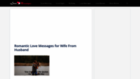 What Ilovemessages.org website looked like in 2021 (2 years ago)