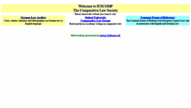 What Iuscomp.org website looked like in 2021 (2 years ago)