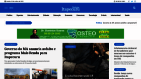 What Itapecurunoticias.com website looked like in 2021 (2 years ago)
