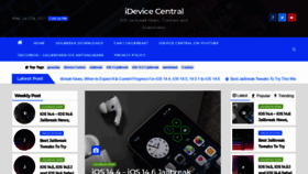 What Idevicecentral.com website looked like in 2021 (2 years ago)