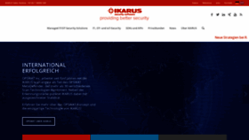What Ikarussecurity.com website looked like in 2021 (3 years ago)