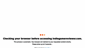 What Indiegamereviewer.com website looked like in 2021 (2 years ago)