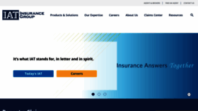 What Iatinsurancegroup.com website looked like in 2021 (2 years ago)