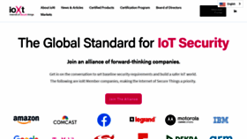 What Ioxtalliance.org website looked like in 2021 (2 years ago)