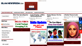 What Islamnewsroom.com website looked like in 2021 (2 years ago)