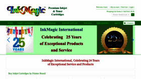 What Inkmagic.com website looked like in 2021 (2 years ago)