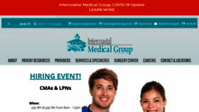 What Intercoastalmedical.com website looked like in 2021 (2 years ago)
