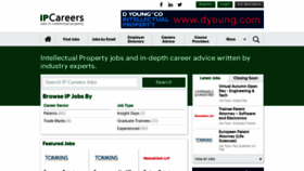 What Ipcareers.co.uk website looked like in 2021 (2 years ago)