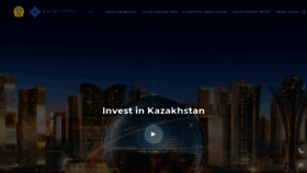 What Invest.gov.kz website looked like in 2021 (2 years ago)