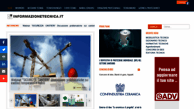 What Informazionetecnica.it website looked like in 2021 (2 years ago)