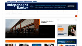What Independentbanker.org website looked like in 2021 (2 years ago)