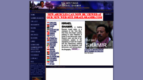What Israelshamir.net website looked like in 2021 (2 years ago)
