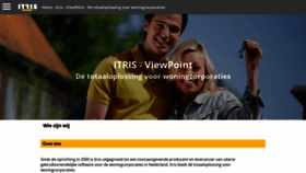 What Itris.nl website looked like in 2021 (2 years ago)