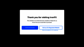 What Ironfx.com website looked like in 2021 (2 years ago)