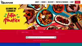 What Iguanas.co.uk website looked like in 2021 (2 years ago)