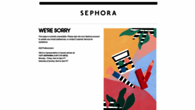 What Insider.sephora.com website looked like in 2021 (2 years ago)