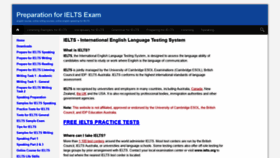 What Ielts-exam.net website looked like in 2021 (2 years ago)